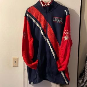 Puma Mens XXL Team USA Soccer Jacket
